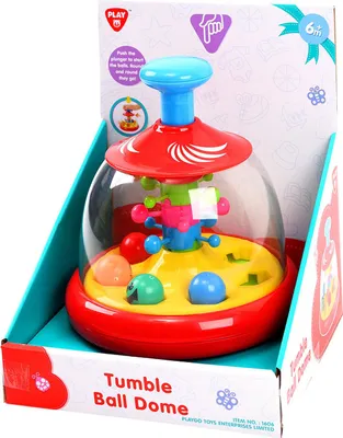 Produktbild von Playgo Kugelkreisel Spielzeug bunt für Kleinkinder und Babys