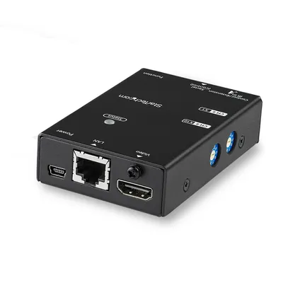 Produktbild von StarTech.com ST12MHDLNHR, 1920 x 1200 Pixel, AV-Receiver, 15 m, Kabelgebunden, Schwarz