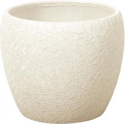 Image de Couvercle pour pot de fleur LUNA ISLAND BARANDE céramique mat d16x14cm