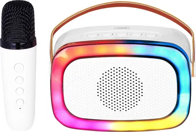 Produktbild von Trevi XR8A01 MiniParty Tragbare Karaoke 10W Drahtlos mit Mikrofon Weiß