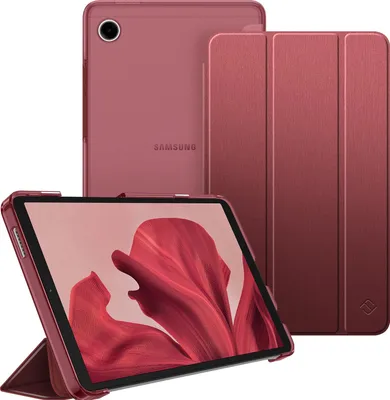 Produktbild von Fintie Hülle für Samsung Galaxy Tab A11 8,7" 2025/ Tab A9 8.7 Zoll Tablet, Ultra Dünn Schutzhülle mit Transparenter Rückseite, Weinrot