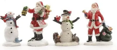 Produktbild von Weihnachtsdeko Deko Tischdeko Nikolaus Schneemann Figuren