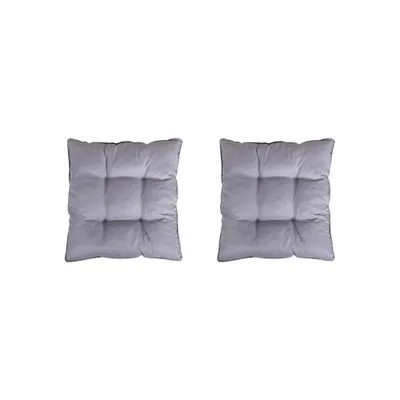 Produktbild von 2er Set Sitzkissen Stuhlauflage Loungekissen ca. 60x60 cm Hellgrau