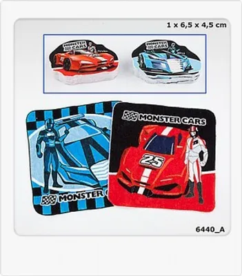 Produktbild von Monster Cars Magic Towel 1 Seiflappenfarb.sort.