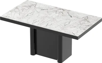 Produktbild von Design Esstisch HFE-111 Hochglanz ausziehbar Tisch Esszimmer 160 - 256