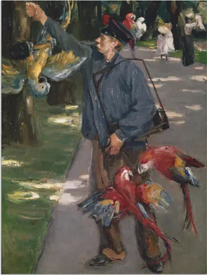 Produktbild von ARTland Wandbild Alu für Innen & Outdoor Der Papageienmann. 1901/1902 Größe: 30x40 cm
