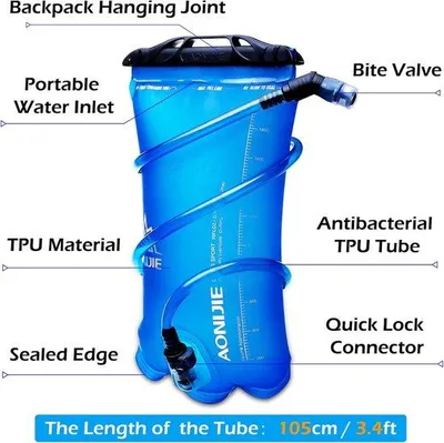 Produktbild von Famanu Trinkblase 1,5/2/3 l - BPA-frei, für Sport und Outdoor