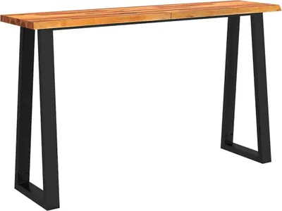 Obrázok produktu pre vidaXL Konzolový stolík Stromová hrana 140x40x80 cm Masívne drevo Akácia