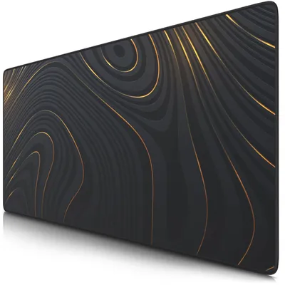 Zdjęcie produktu dla Titanwolf Gaming Mouse Pad XXL, 900 x 400 x 3 mm, podkładka na biurko, zmywalna, antypoślizgowy spód, szybkość i precyzja, Abstract Lines 2