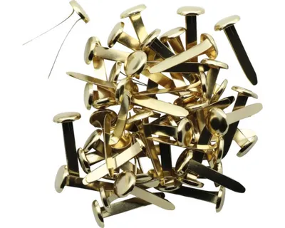 Produktbild von Musterbeutelklammer goldfarben 19 mm 50 Stück