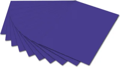 Produktbild von folia Fotokarton (B)500 x (H)700 mm 300 g/qm dunkelviolett 10 Blatt
