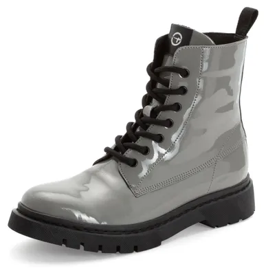 Image de Botte à lacets beige pour femmes, Tamaris, taille 37