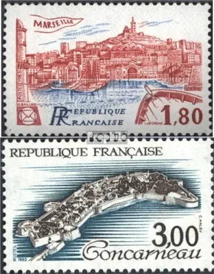 Produktbild von Briefmarken Frankreich 1983 Mi 2400,2404 (kompl.Ausg.) postfrisch Philatelie