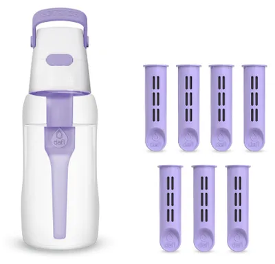 Zdjęcie produktu dla Dafi Butelka filtrująca SOLID 0,5 l digital lavender z 7 filtrami