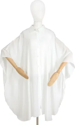 Imagen del producto de Art Of Polo: Poncho para mujer Delarae, color blanco, talla única