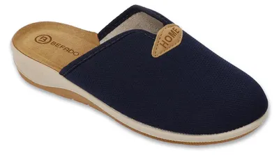 Produktbild von Hausschuhe Befado blau 135D008 mit Lederinnensohle
