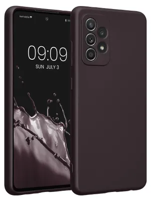 Produktbild von kwmobile Handyhülle für Samsung Galaxy A52 / A52 5G / A52s 5G Hülle - weiche Silikon Case metallisch schimmernd - Schutzhülle Cover - Metallic