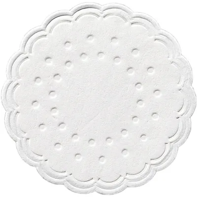 Produktbild von 12x Zelltuch-Untersetzer Ø 7,5 cm 8-lagig weiß | Packung (250 Stück)