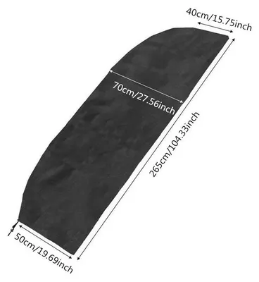 Zdjęcie produktu dla Osłona ochronna na parasol – pokrowiec na parasol ogrodowy – wodoodporna – tkanina Oxford – poliester – 265 cm