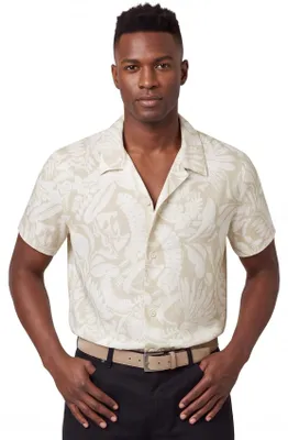Produktbild von Overhemd BOSS Black beige Beach lijn viscose