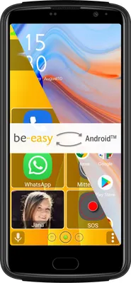 Produktbild von Beafon M7 Lite premium, 14 cm (5.5"), 3 GB, 32 GB, 13 MP, Android 11, Schwarz
