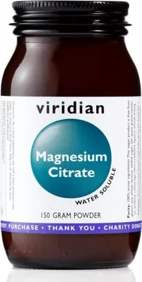 Zdjęcie produktu dla Cytrynian magnezu Viridian w proszku 150 g