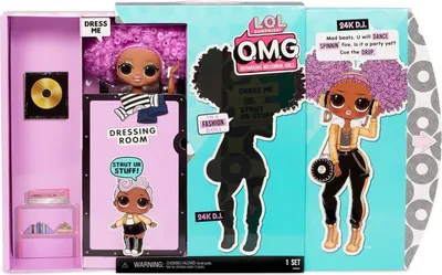 Produktbild von MGA Entertainment 574217E7C - L.O.L. Surprise OMG 3.8 Doll- 24K DJ