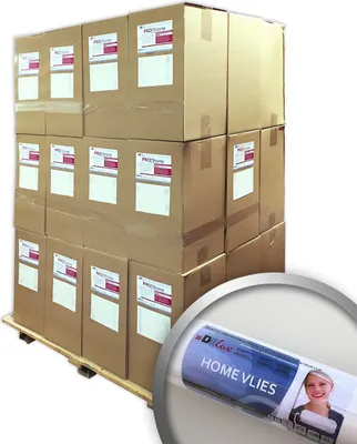 Produktbild von HomeVlies 120 g glatte überstreichbare Vliestapete Malervlies weiß 288 Rollen