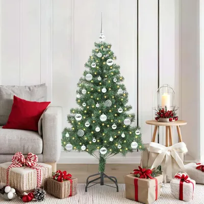 Immagine prodotto di Maison Exclusive - Albero di Natale con 150 LED con supporto verde 150 cm PVC