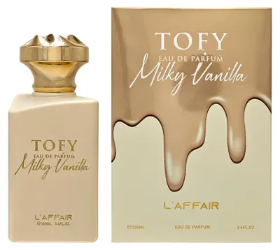 Produktbild von Allure Tofy Milky Vanilla Eau de Parfum für Damen 100 ml Karamell Miere Milch Vanille Moschus Amber