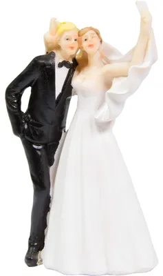 Produktbild von Hochzeitspaar Brautpaar Hochzeitsfigur Selfie