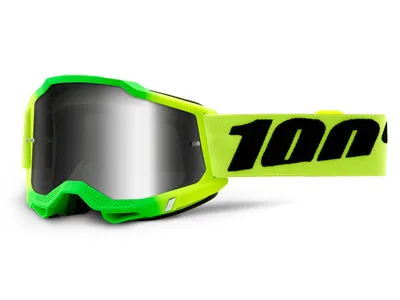 Produktbild von 100% Motocross Brille Accuri 2 Verspiegelt , Travis - Grün Neongelb