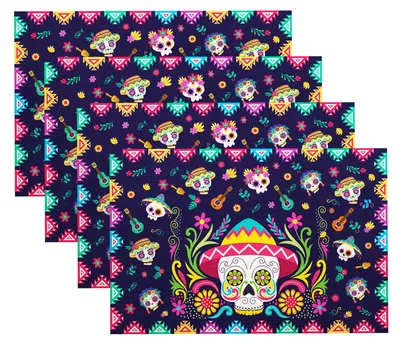 Platzsets aus Leinen, 4er-Set, Mix Farben, 30x45 cm