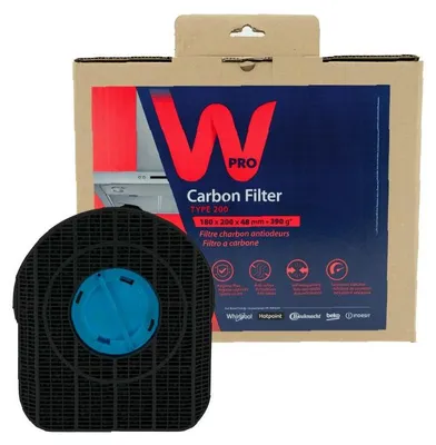 Obrázek produktu pro Wpro Antibakteriální filtr s aktivním uhlím DKF42, 481281718522 - CHF200/1 - 484000008577