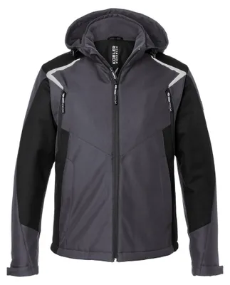Produktbild von Kübler Jacke Winter Softshell BODYFORCE anthrazit/schwarz Form 1325 Größe XXL