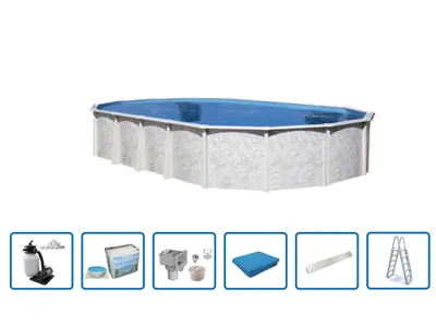 Produktbild von Interline Stahlwandpool "Diana" 7,30 x 3,60 m, Tiefe 1,32 m  (DeLuxe Set)