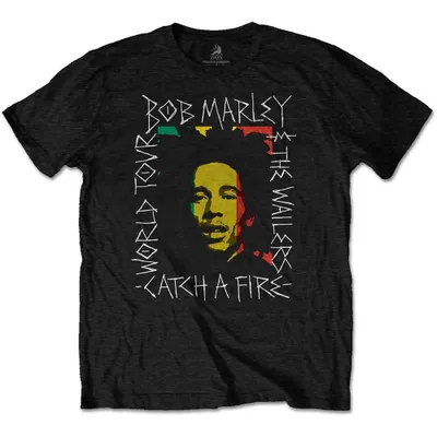 Produktbild von Bob Marley Rasta Scratch Black S T-Shirt
