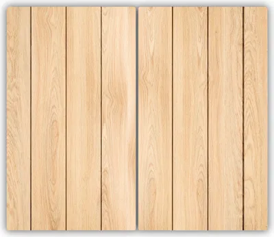 Produktbild von Tulup Glas-Herdabdeckplatte - 2x30x52cm - Glaskeramikkochfeld-Abdeckung Spritzschutz Zweiteilig Holz