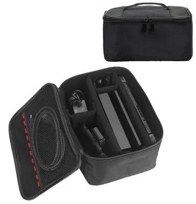 Immagine prodotto di Per Nintendo Switch 2 Borsa di stoccaggio antiurto nera