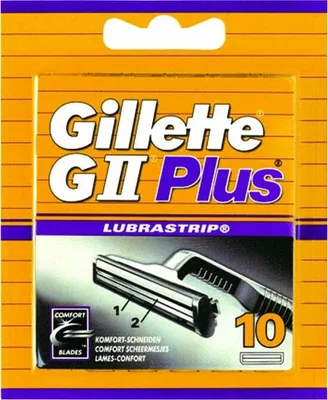 Produktbild von Gillette Gillette GII Plus Einwegrasierklingen Männer - 10 Stück