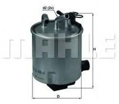 Produktbild von Kraftstofffilter MAHLE KL 440/
