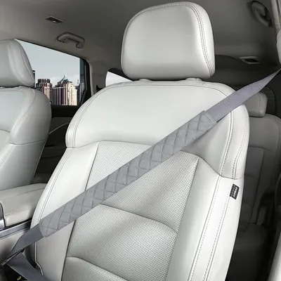 Immagine prodotto di Imbottitura per cintura di sicurezza, auto, 50 cm, grigio, 1 pezzo