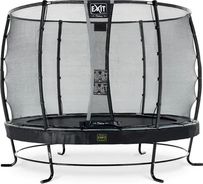 Zdjęcie produktu dla EXIT Elegant Premium Trampolina ø305cm, z Siatka, Okrągła, Czarny