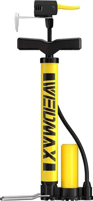 Produktbild von WEIDMAX Mini Fahrrad Standpumpe Presta Schrader Ventil Nadeln inklusive