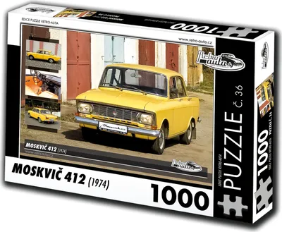 Obrázek produktu pro Puzzle č. 36 - MOSKVIČ 412 (1974) 1000 dílků