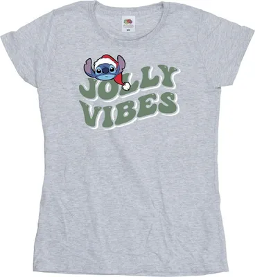Produktbild von Disney - "Jolly Chilling Vibes" T-Shirt für Damen BI26123 (S) (Grau)