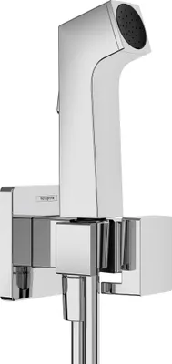 Produktbild von hansgrohe Bidette Handbrause 1jet E EcoSmart+ mit Brausehalter und Brauseschlauch 125 cm