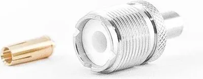 Immagine prodotto di Presa UHF a crimpare per cavi LMR200/HDF200, connettore coassiale