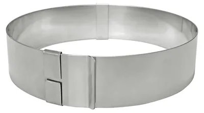 Produktbild von Tortenring verstellbar, Edelstahl Ø 300 - 500 mm x 60 mm