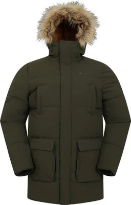 Zdjęcie produktu dla Mountain Warehouse - Kurtka parkowa "Fern" z ociepleniem dla mężczyzn MW2294 (rozmiar XS) (khaki)